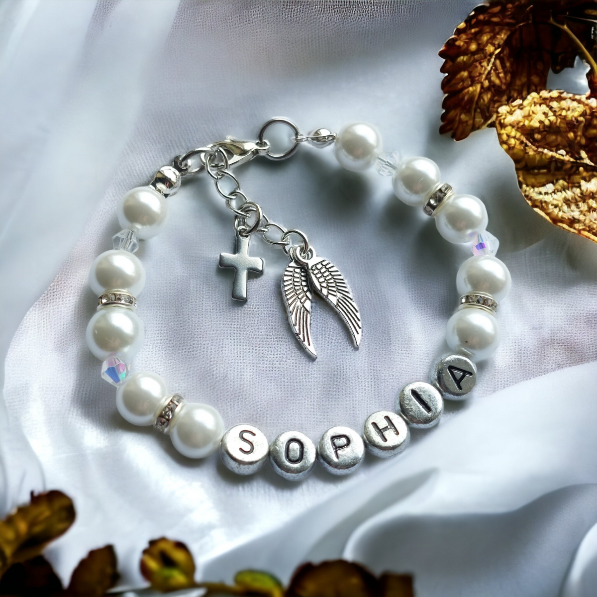 Personalised 2025 communion bracelet