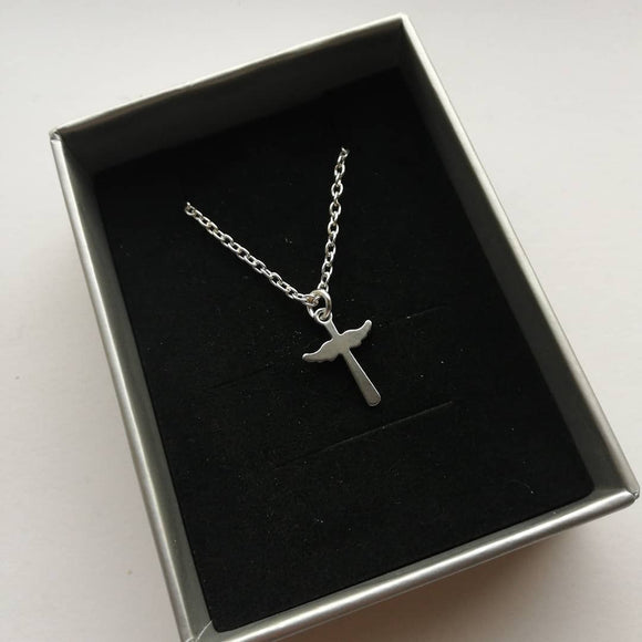 Angel Wings Cross necklace