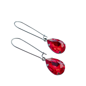 Crimson earrings