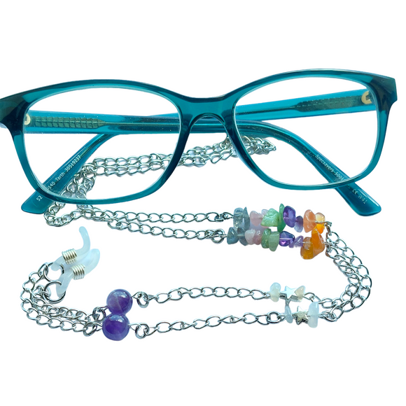 Glasses chain gemstone