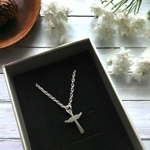 Angel Wings Cross necklace