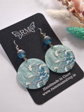 Atlantic silver wave Earrings