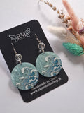 Atlantic silver wave Earrings