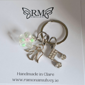 Music angel keyring
