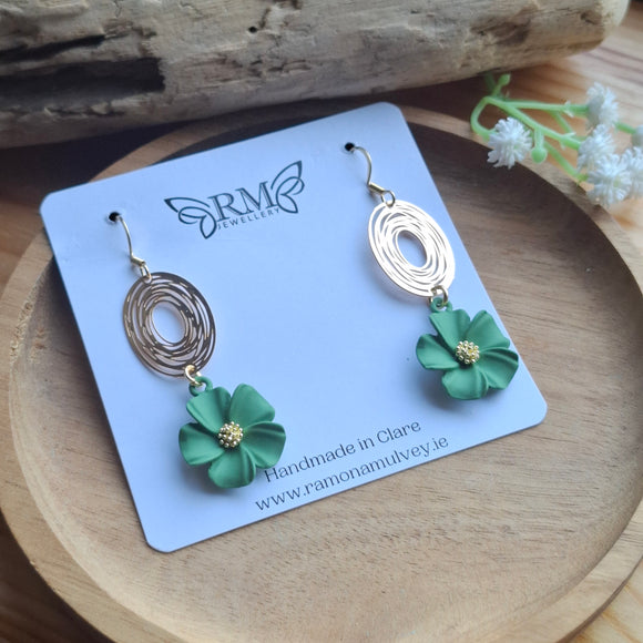 Olive earrings