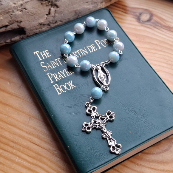 Blue one decade rosary