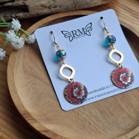 Pansy Earrings