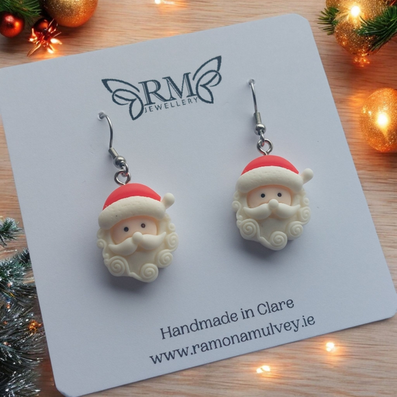 Santa Earrings