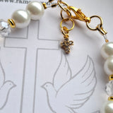 Confirmation cross bracelet