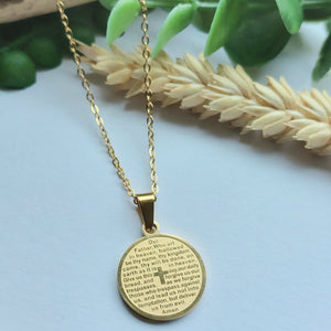 Lords prayers necklace