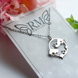 Cloudy sky necklace