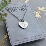 Piece of my heart necklace