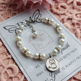 Little girl communion bracelet