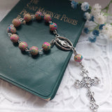 Beige one decade rosary