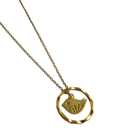 Robin gold necklace